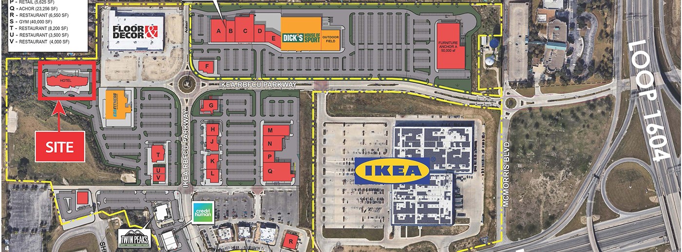 Hotel Pad Available - IKEA-Anchored Live Oak Town Center